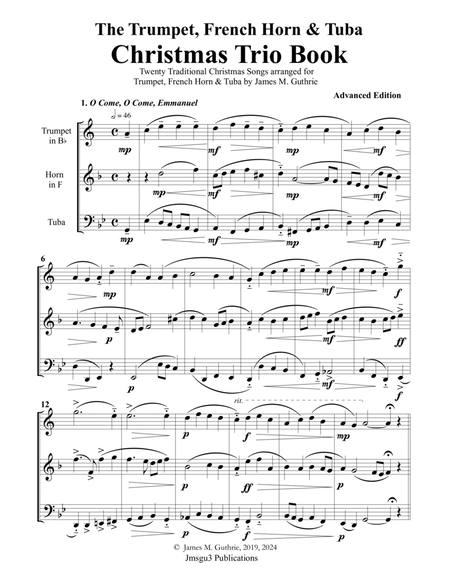 Guthrie: The Trumpet, French Horn & Tuba Christmas Trio Book - Advanced Edition image number null