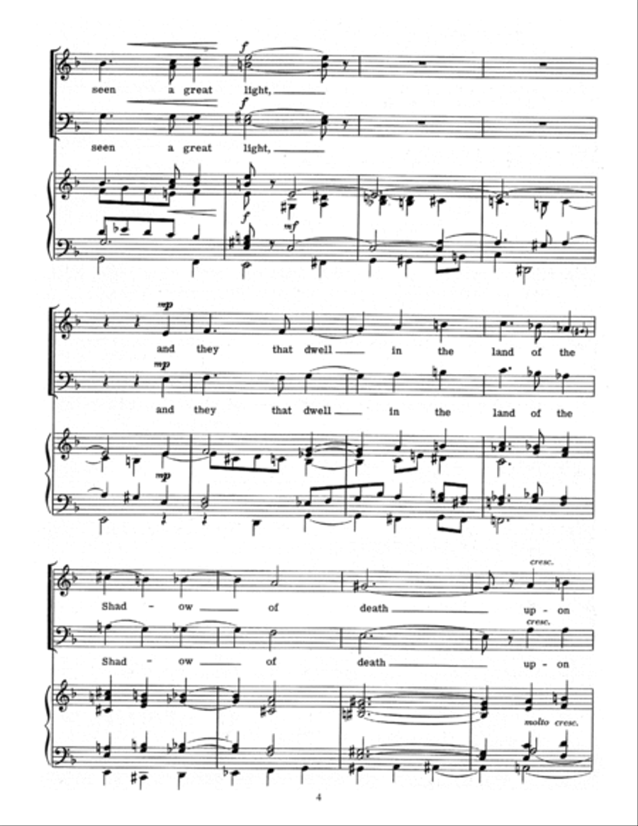 Ye Shall Know That The Lord Will Come 4-Part scores gallery preview page 4