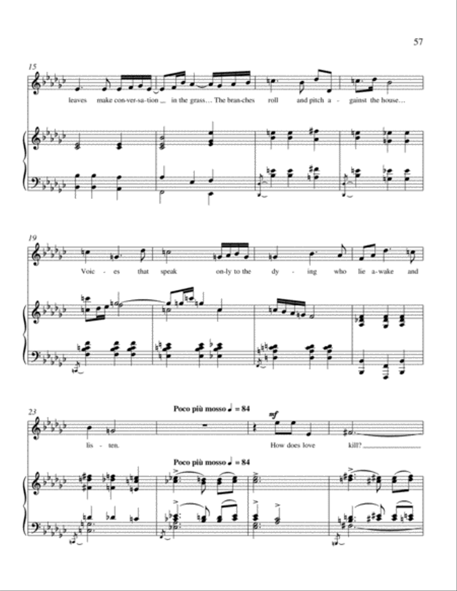 I Lie Awake and Listen from Carry Nation Mezzo-Soprano Voice scores gallery preview page 3