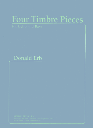 Book cover for Four Timbre Pieces