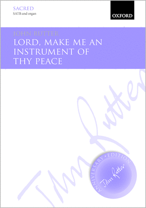 Lord, make me an instrument of thy peace