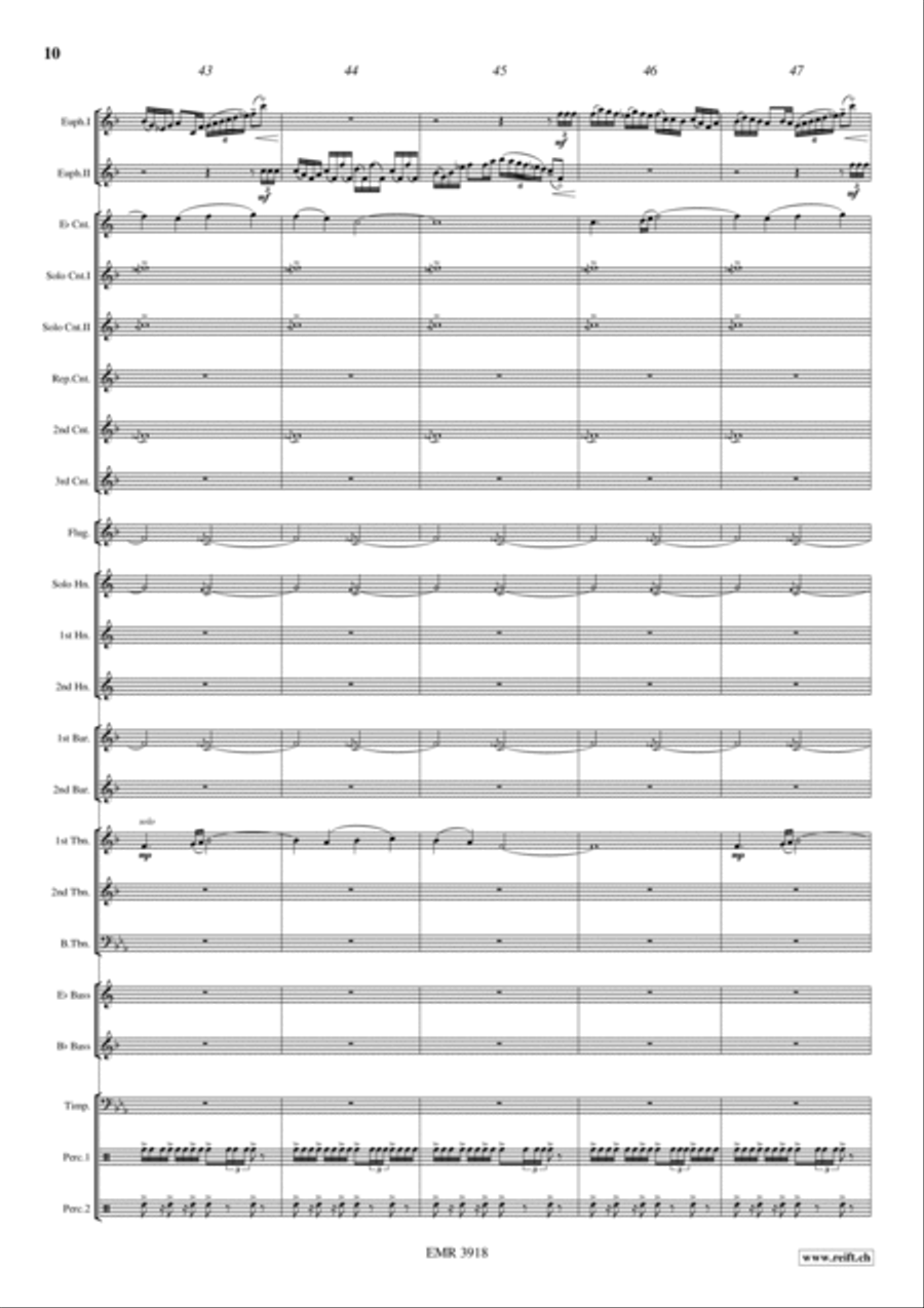 Celtic Folk Celtic Folk Brass Band scores gallery preview page 10