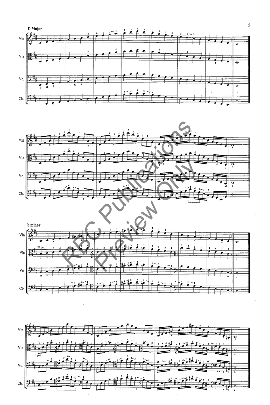 Scales Arpeggios And Chorales String Orchestra scores gallery preview page 6