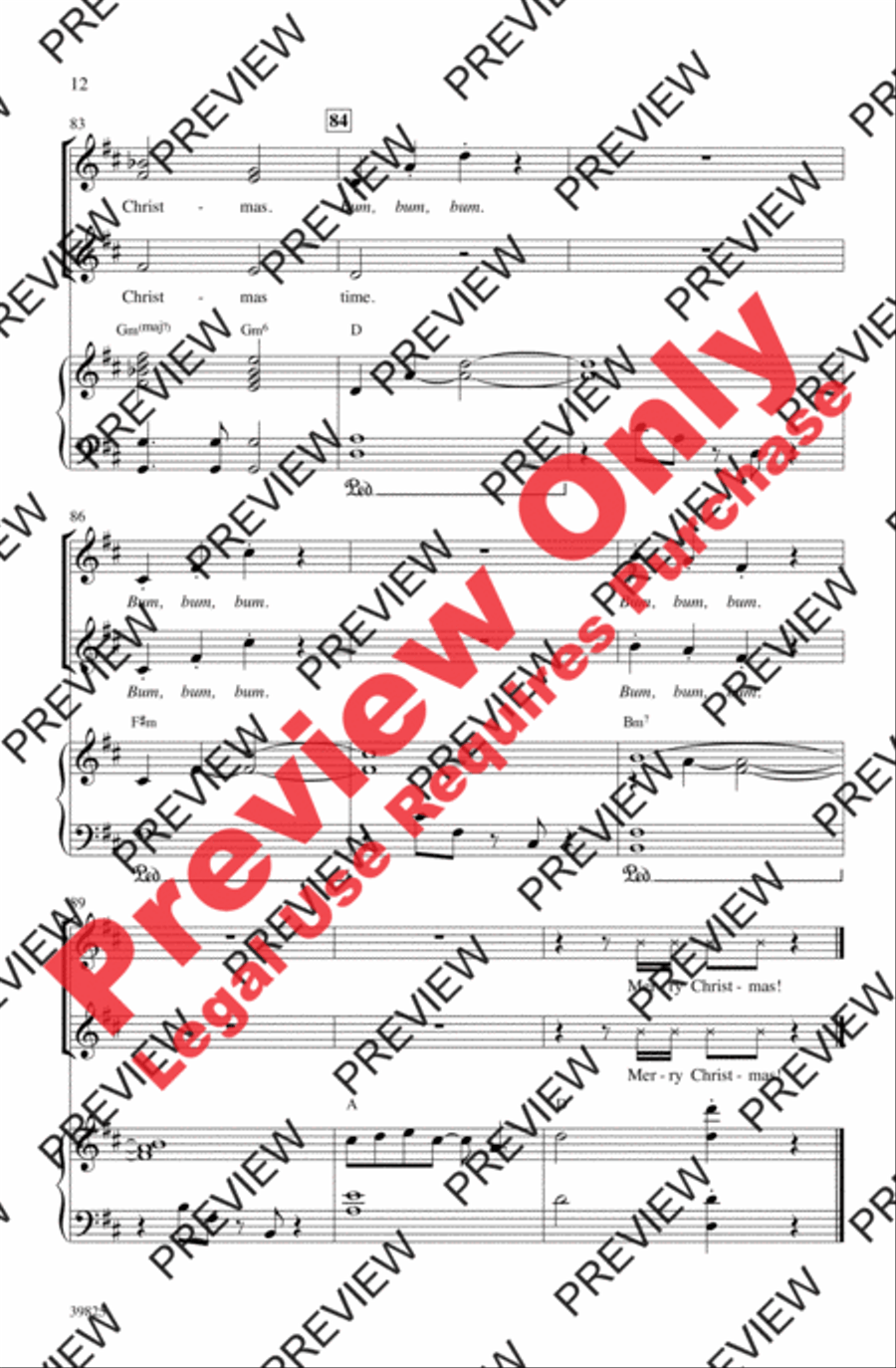 Falala Falala Women's Choir scores gallery preview page 12