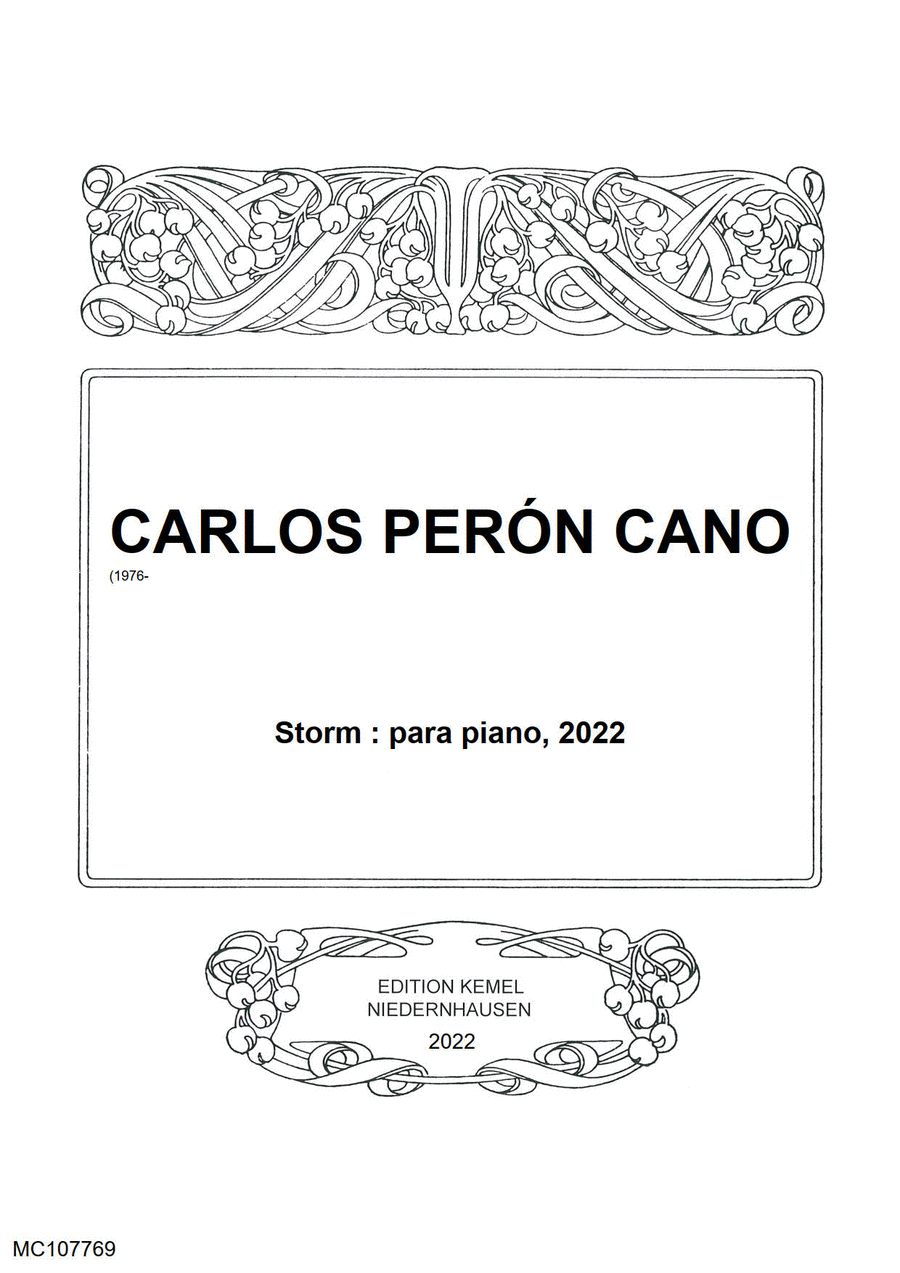 Storm Piano scores gallery preview page 1