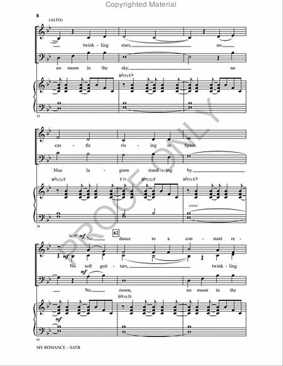 My Romance 4-Part scores gallery preview page 8