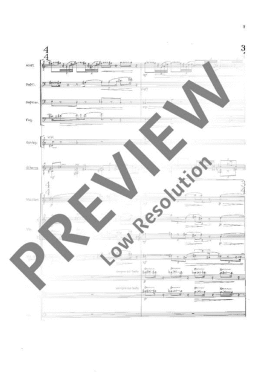 Ode an eine Äolsharfe Ode an eine Äolsharfe Bassoon scores gallery preview page 14