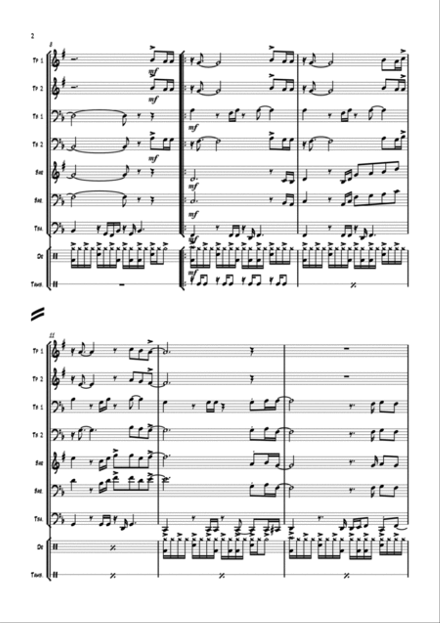 It Must Have Been Love Euphonium scores gallery preview page 3