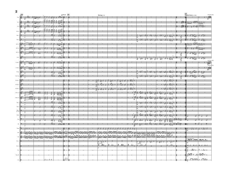 Whistling Woods Concert Band scores gallery preview page 3