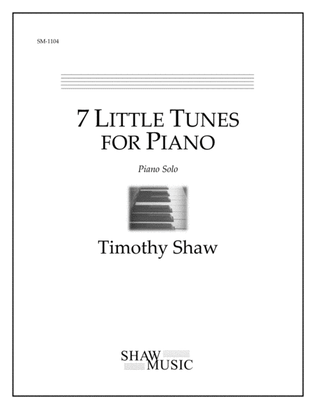 Book cover for Seven Little Tunes for Piano