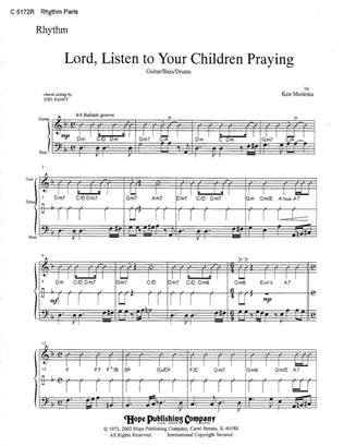 Book cover for Lord, Listen to Your Children Praying