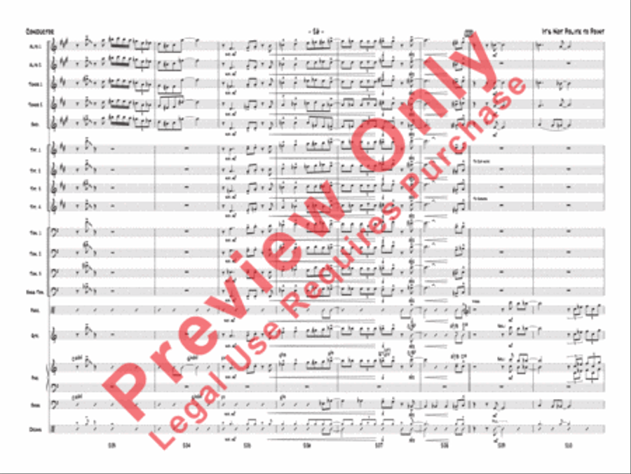 It's Not Polite to Point Jazz Ensemble scores gallery preview page 29