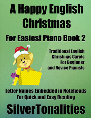 Book cover for A Happy English Christmas for Easiest Piano Book 2