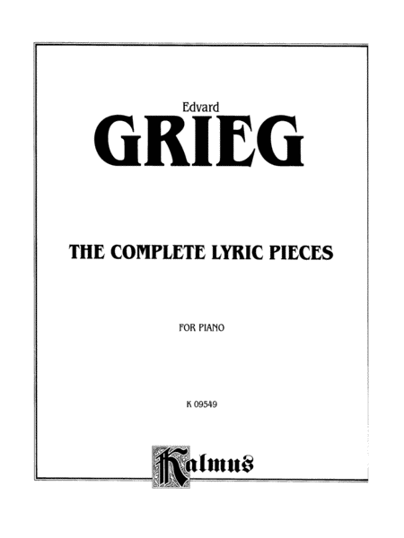 The Complete Lyric Pieces