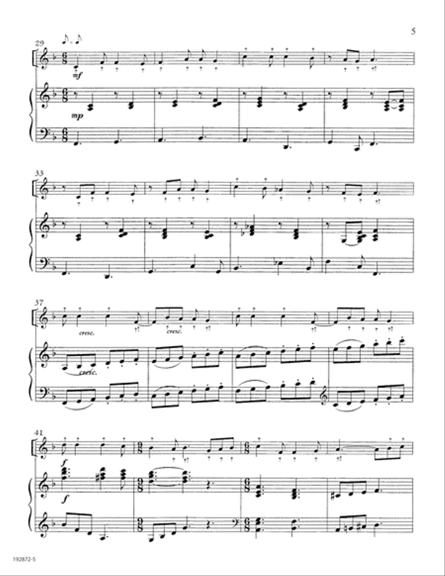 Hark! The Herald Angels Sing Percussion scores gallery preview page 5