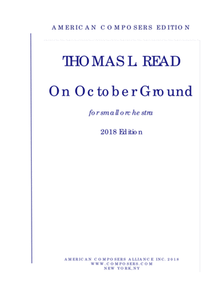 [Read] On October Ground