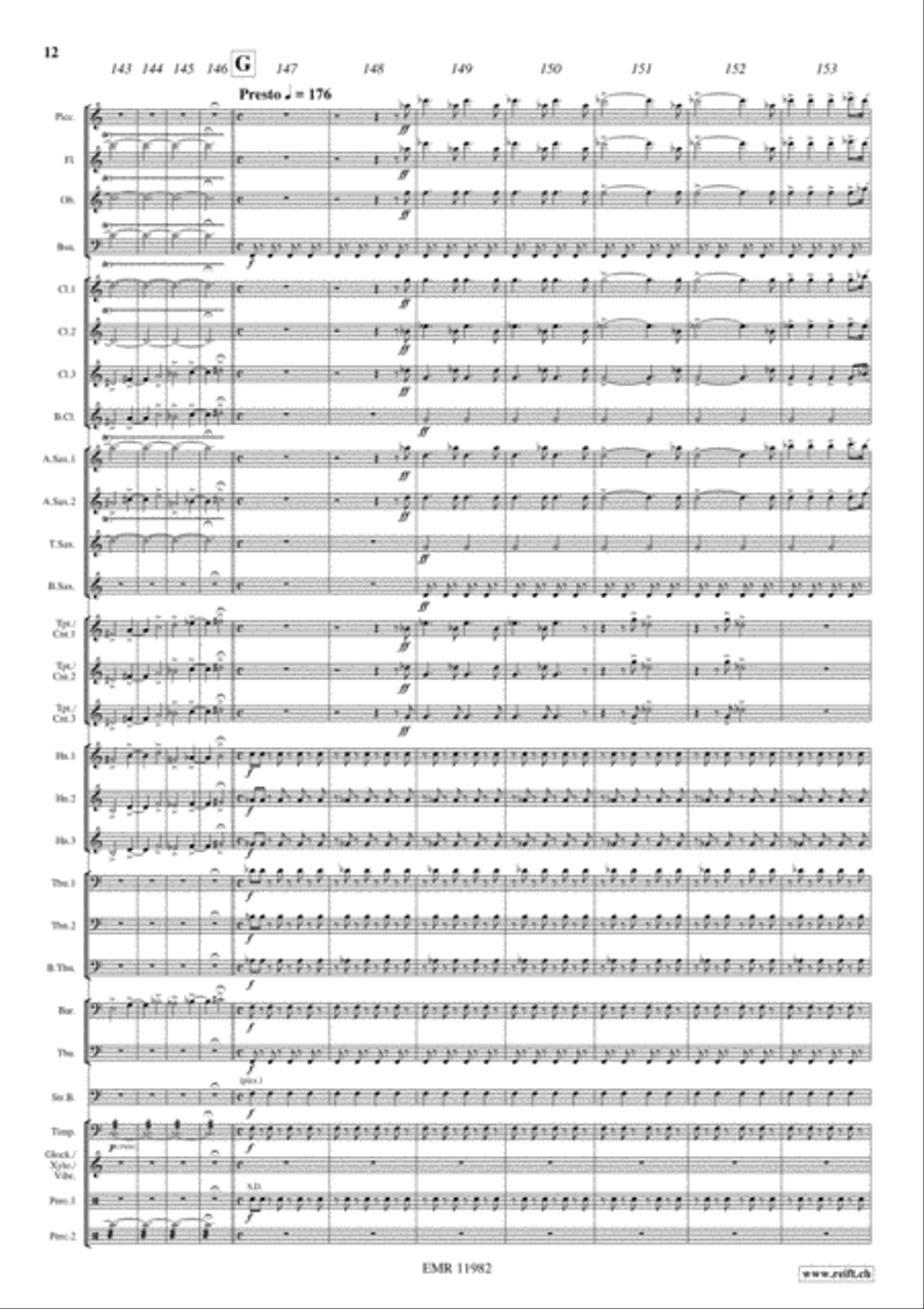 Spartacus Concert Band scores gallery preview page 13