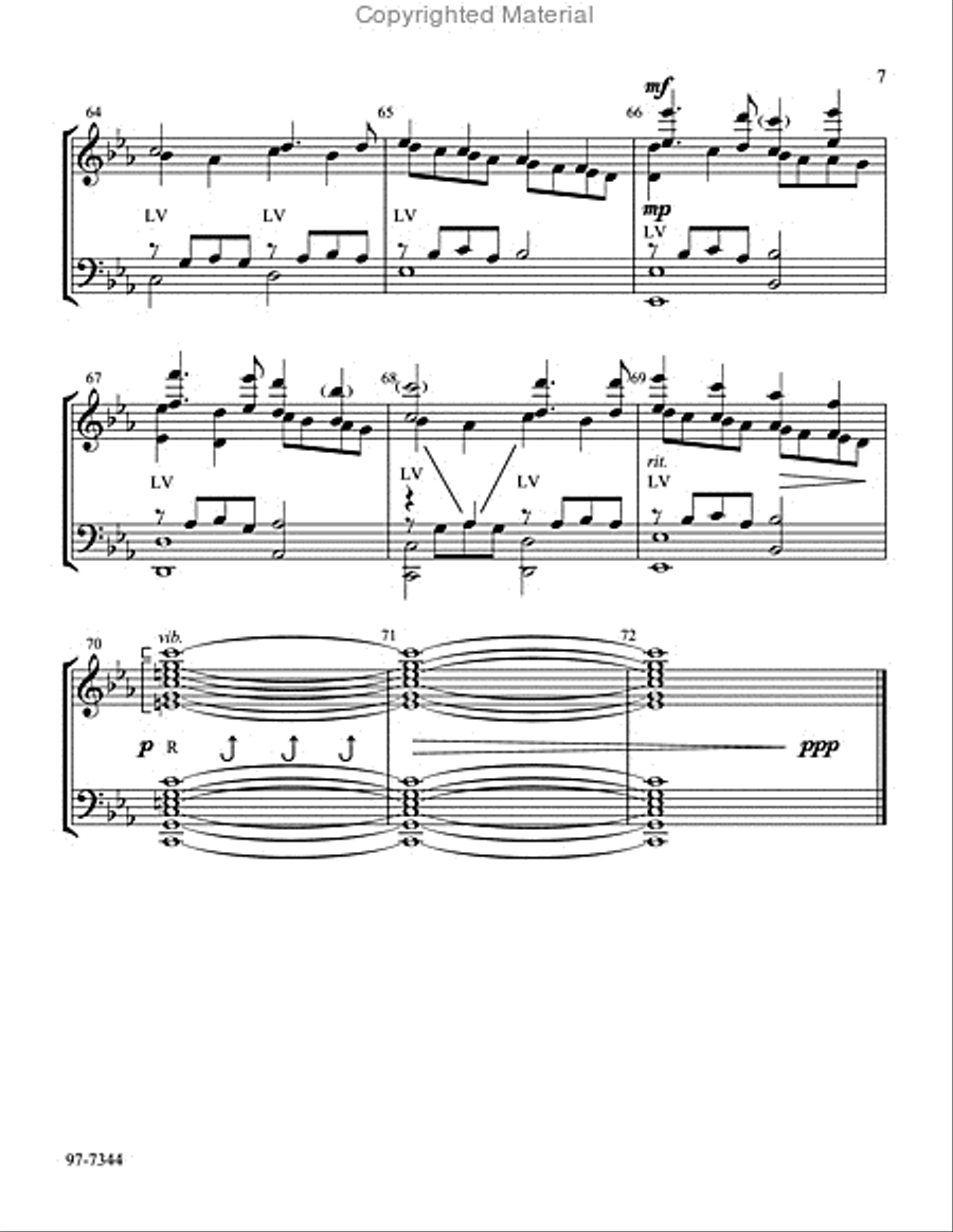 Go, My Children, with My Blessing (Honore) Handbell Choir scores gallery preview page 4