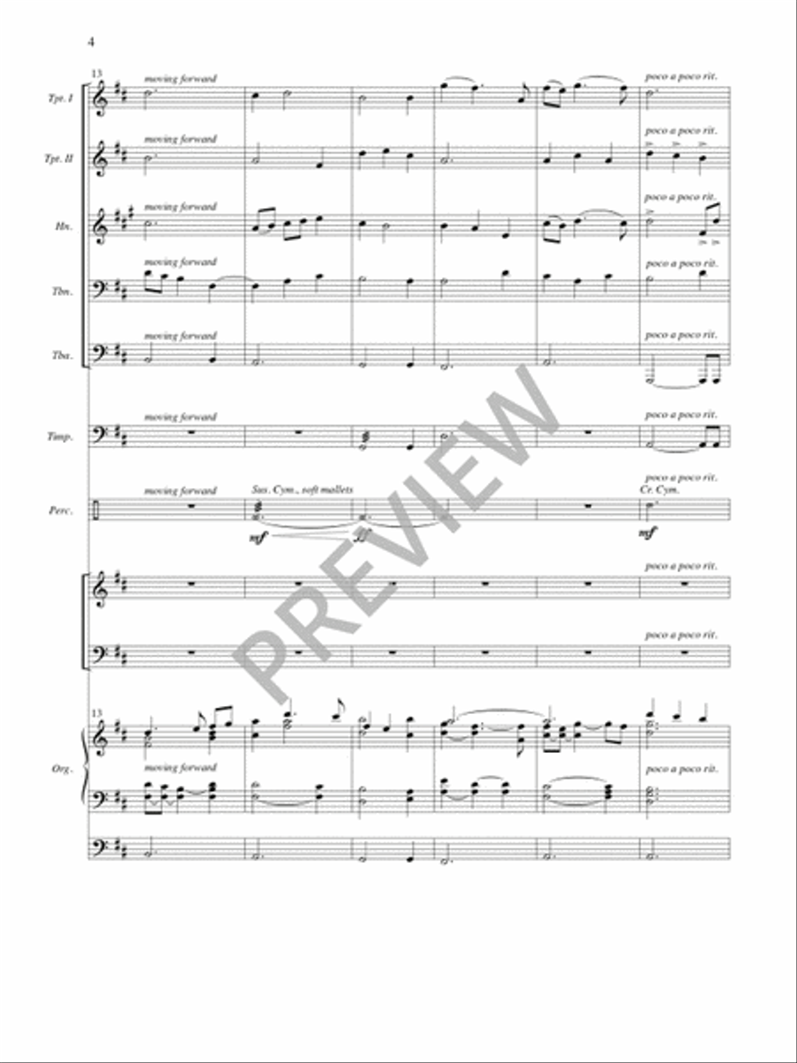Festival First Nowell - Full Score and Parts 4-Part scores gallery preview page 5