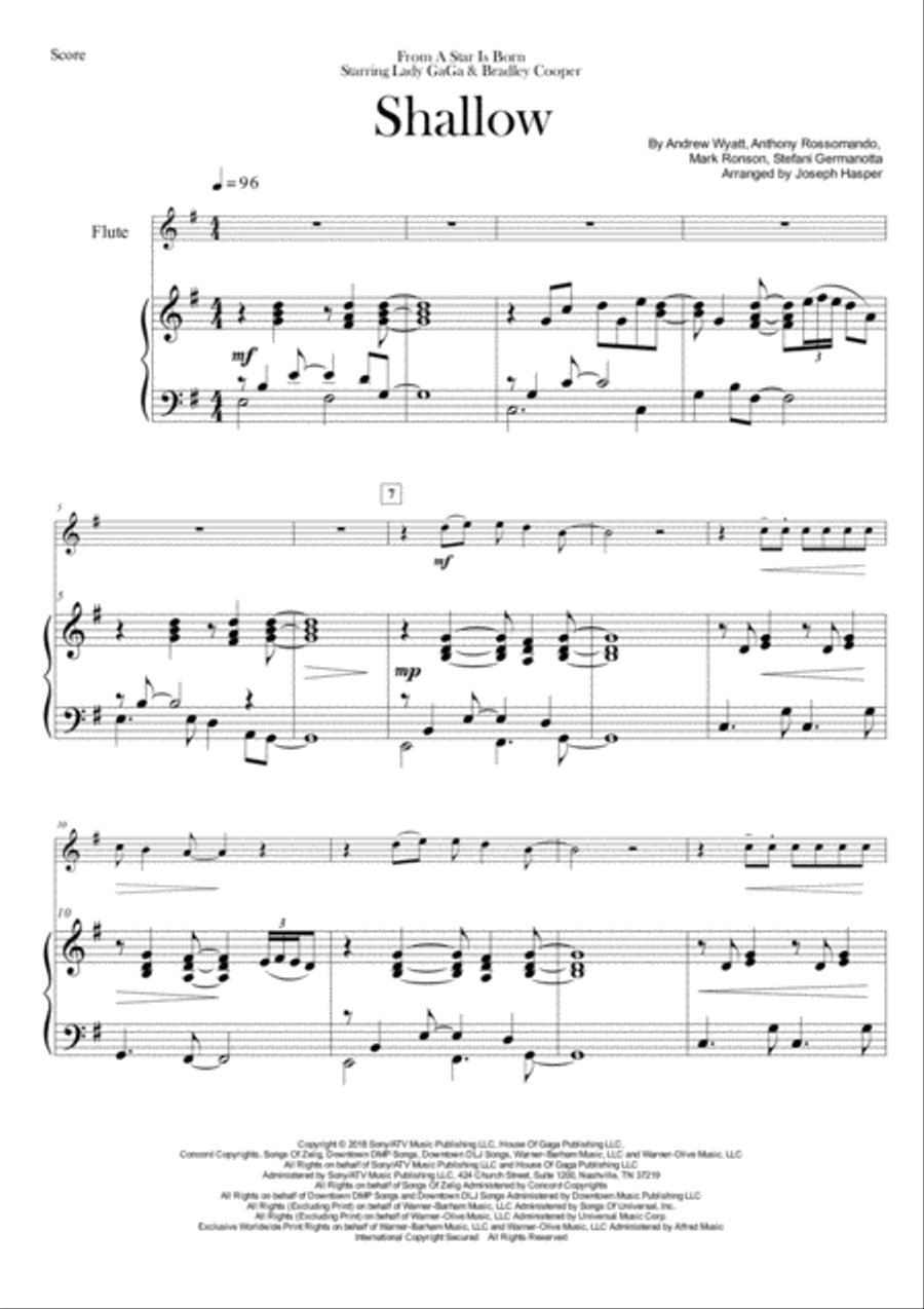 Shallow Flute Solo scores gallery preview page 2