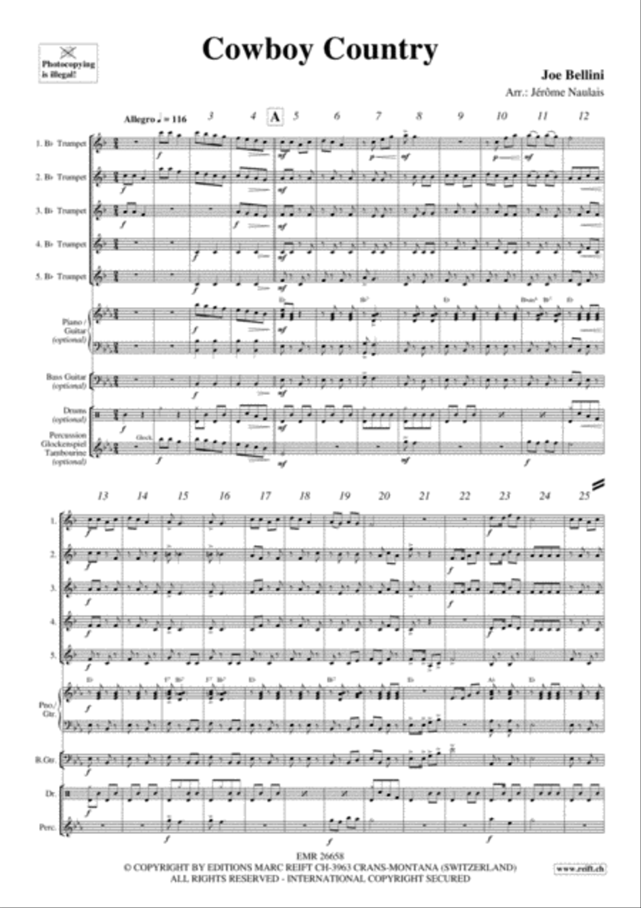 Cowboy Country Trumpet scores gallery preview page 3