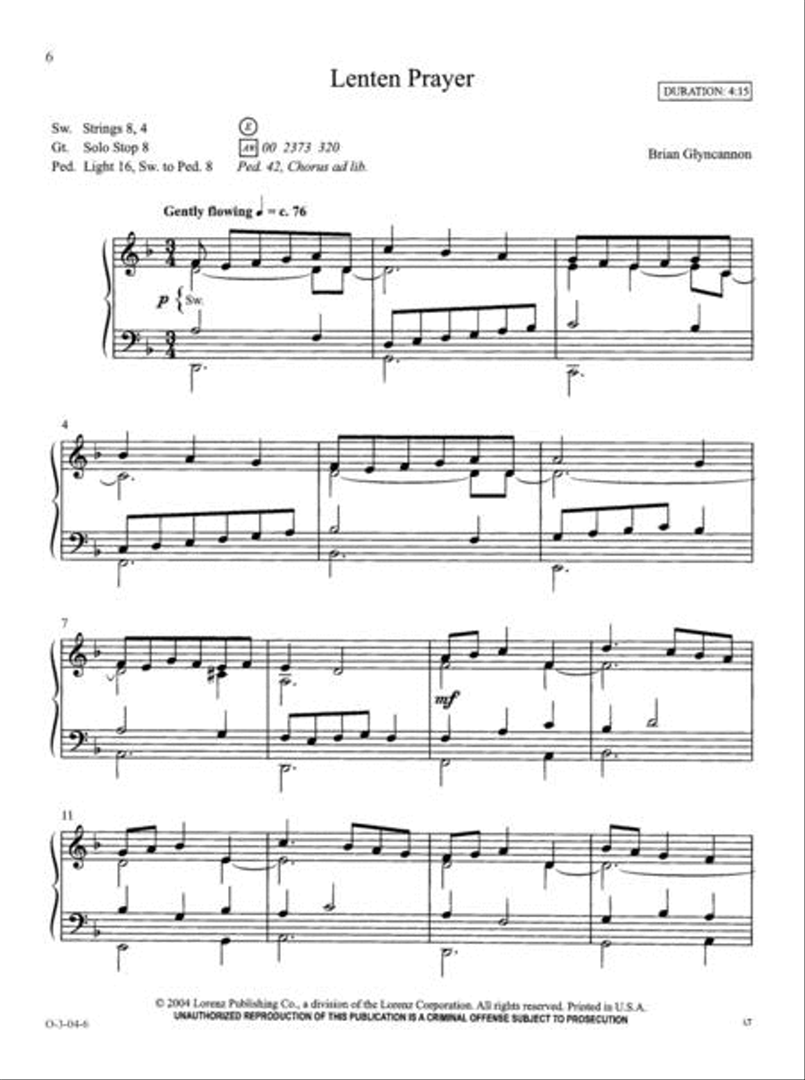 Easy Organ Library, Vol. 37 Organ Solo scores gallery preview page 4
