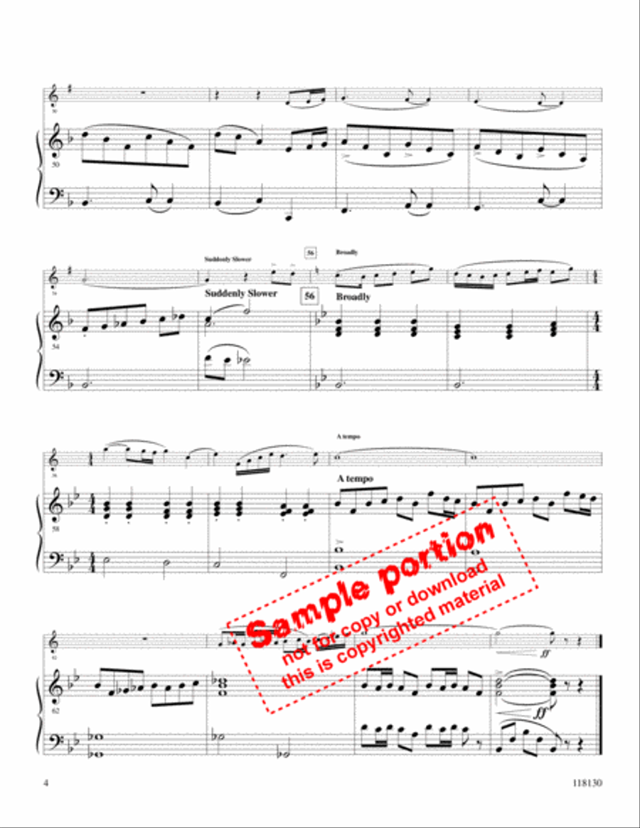 Come Thou Fount Flute scores gallery preview page 5