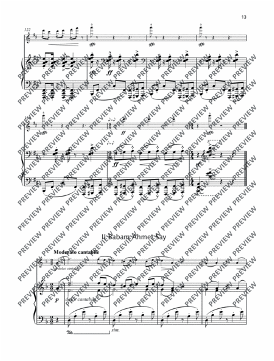 Portraits Portraits Flute Solo scores gallery preview page 14