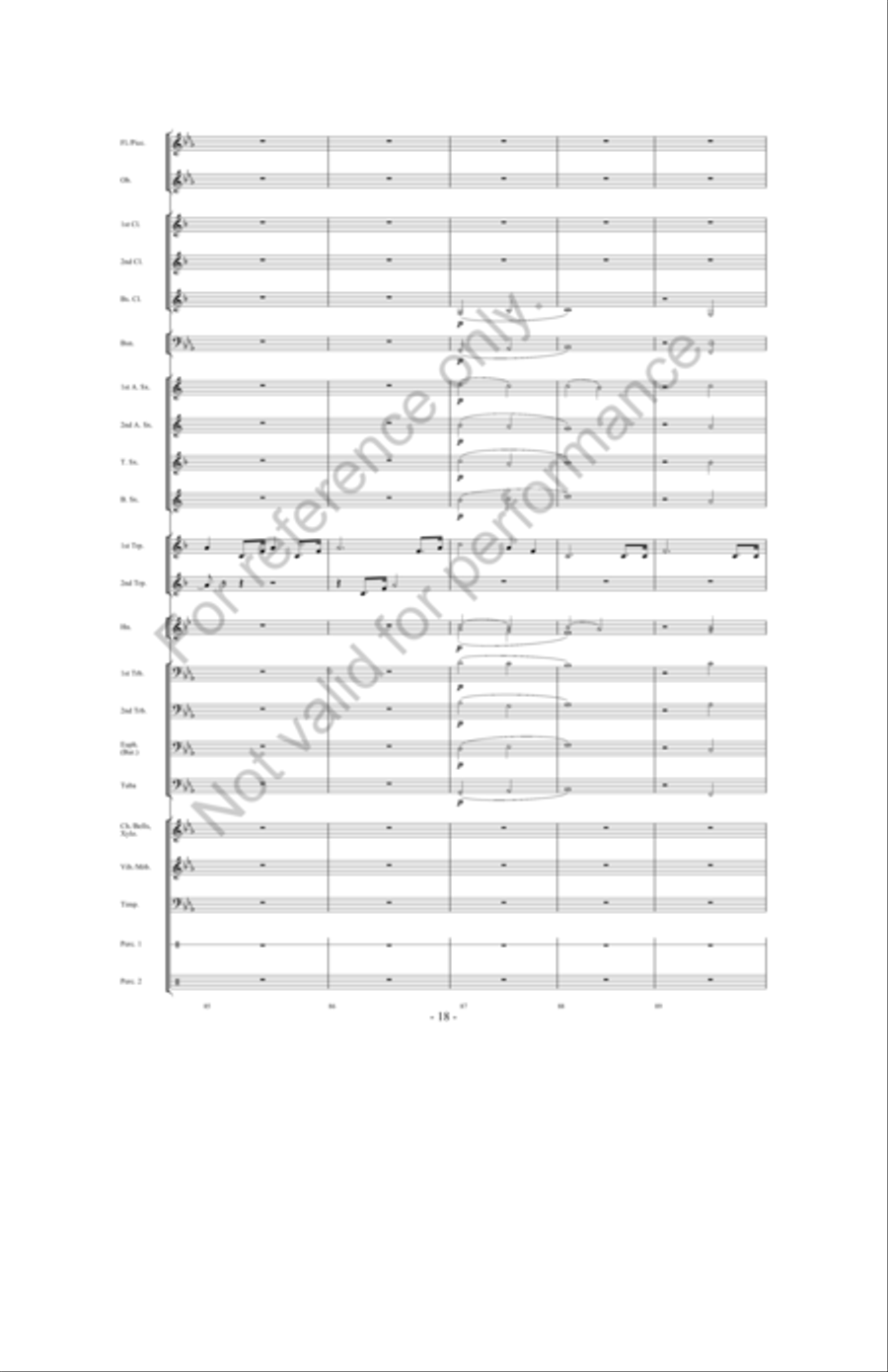 Ask Not Concert Band scores gallery preview page 17