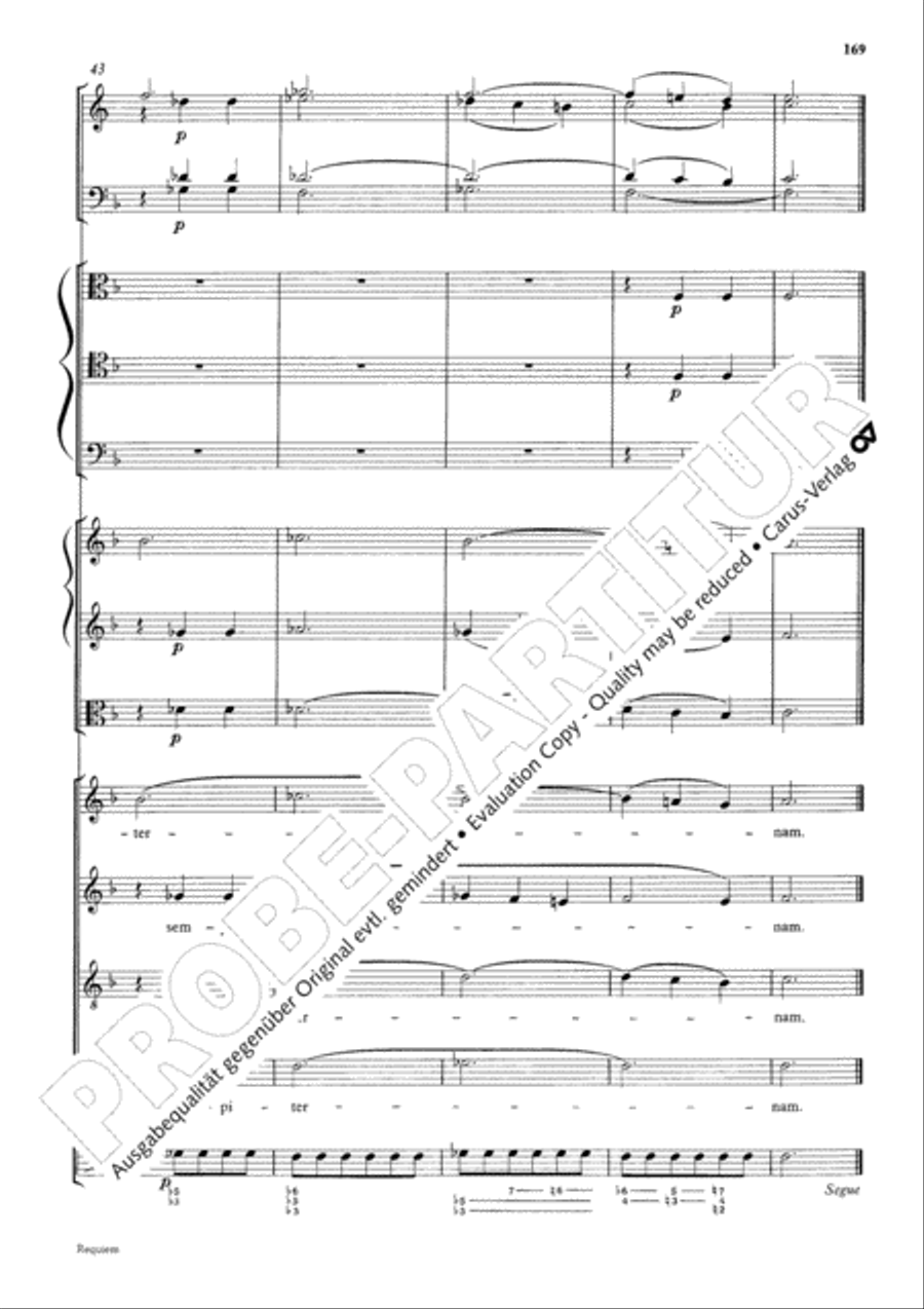 Requiem Requiem 4-Part scores gallery preview page 176