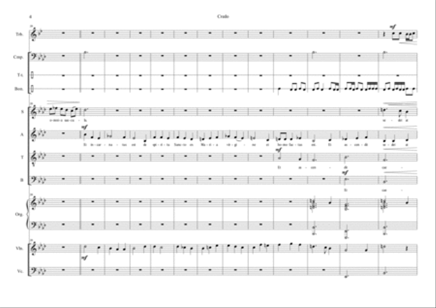 Credo 4-Part scores gallery preview page 4