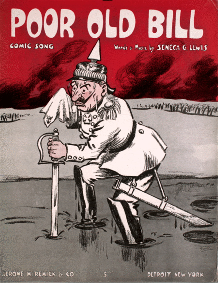 Poor Old Bill. Comic Song Voice scores gallery preview page 1