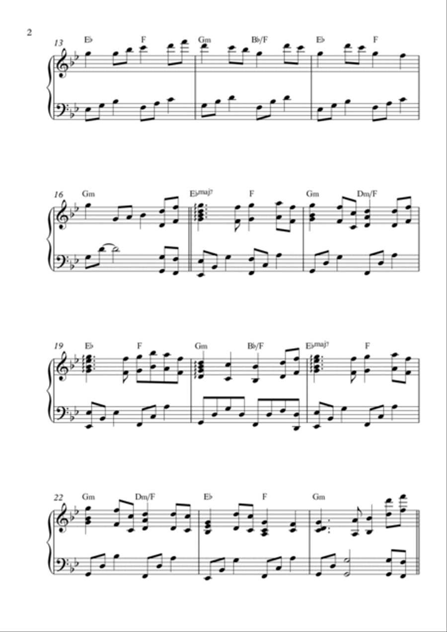 Inuyasha Ost Piano Solo scores gallery preview page 2