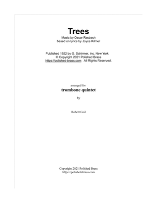Trees (Trombone quintet)