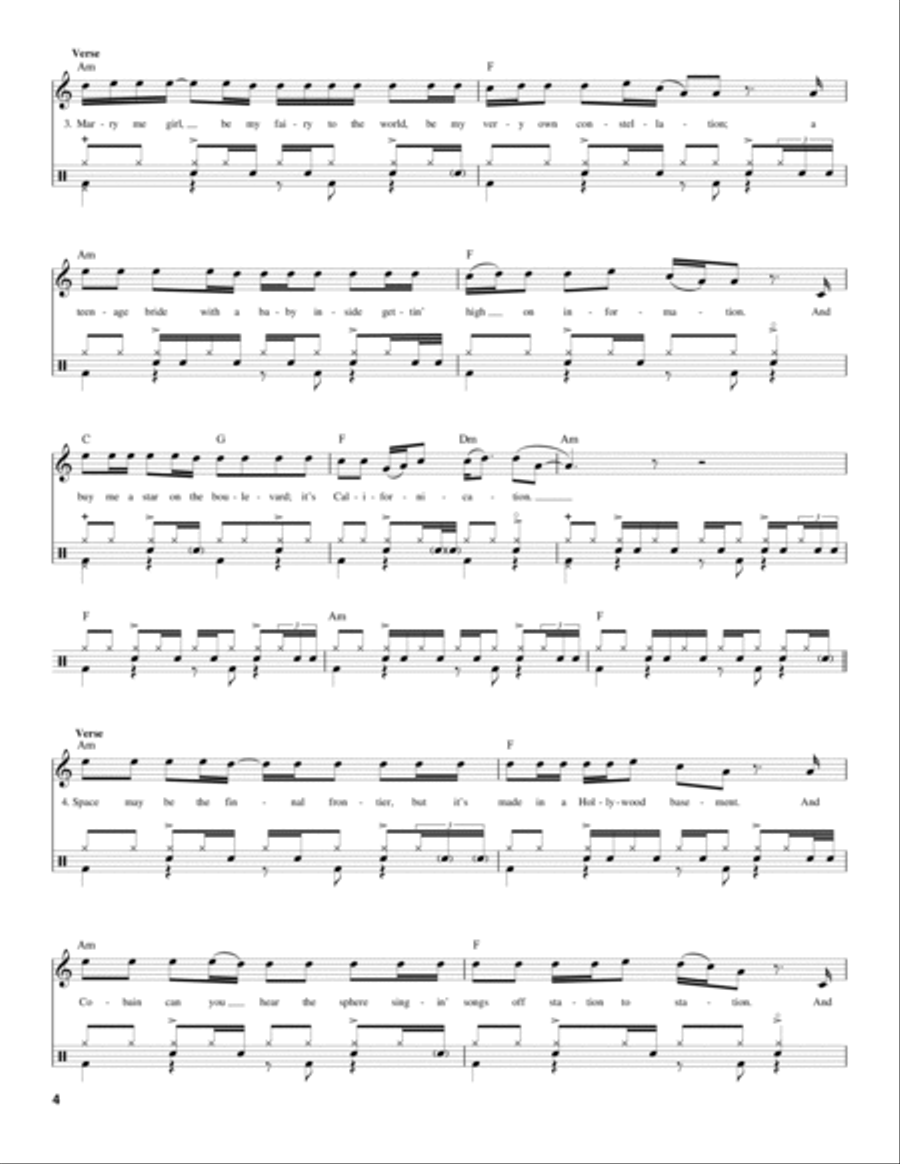 Californication Drum Set scores gallery preview page 4