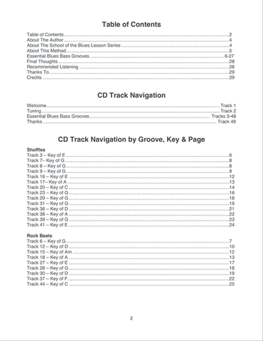Essential Blues Bass Grooves Bass Guitar scores gallery preview page 3