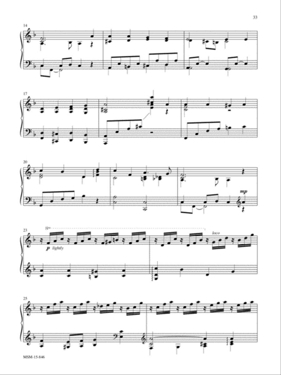 Advent and Christmas Wonder, Set 3 Easy Piano scores gallery preview page 17