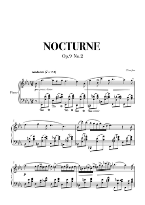 Book cover for Nocturne in E Flat Major (Op. 9 No. 2)