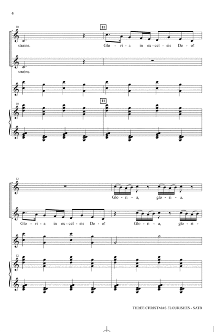 Angels We Have Heard On High Choir scores gallery preview page 3