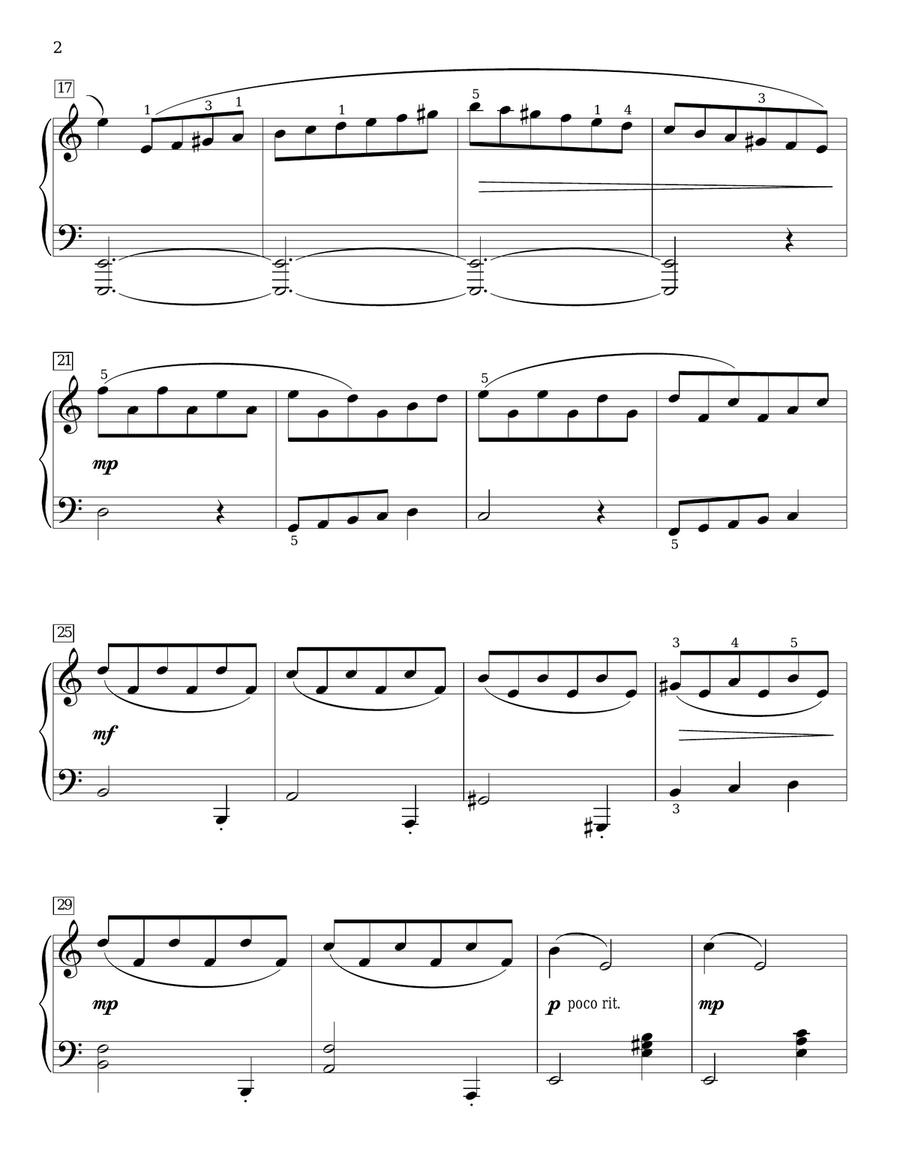 Fantasia In A Minor Piano Method scores gallery preview page 2