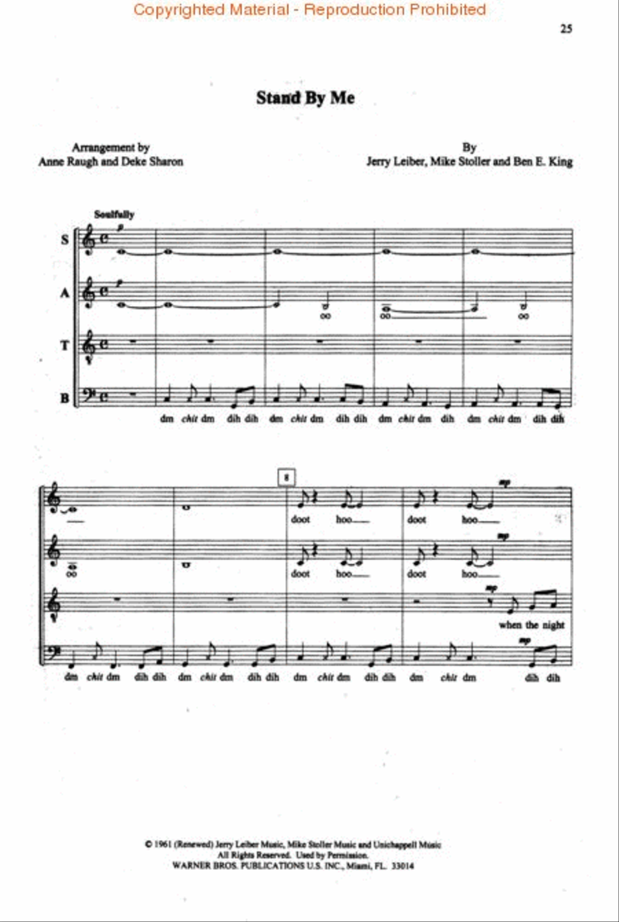 Contemporary A Cappella Songbook – Vol. 2 (Collection) 4-Part scores gallery preview page 3