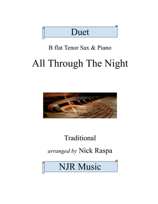 Book cover for All Through The Night (Tenor Sax & Piano) - Full Set
