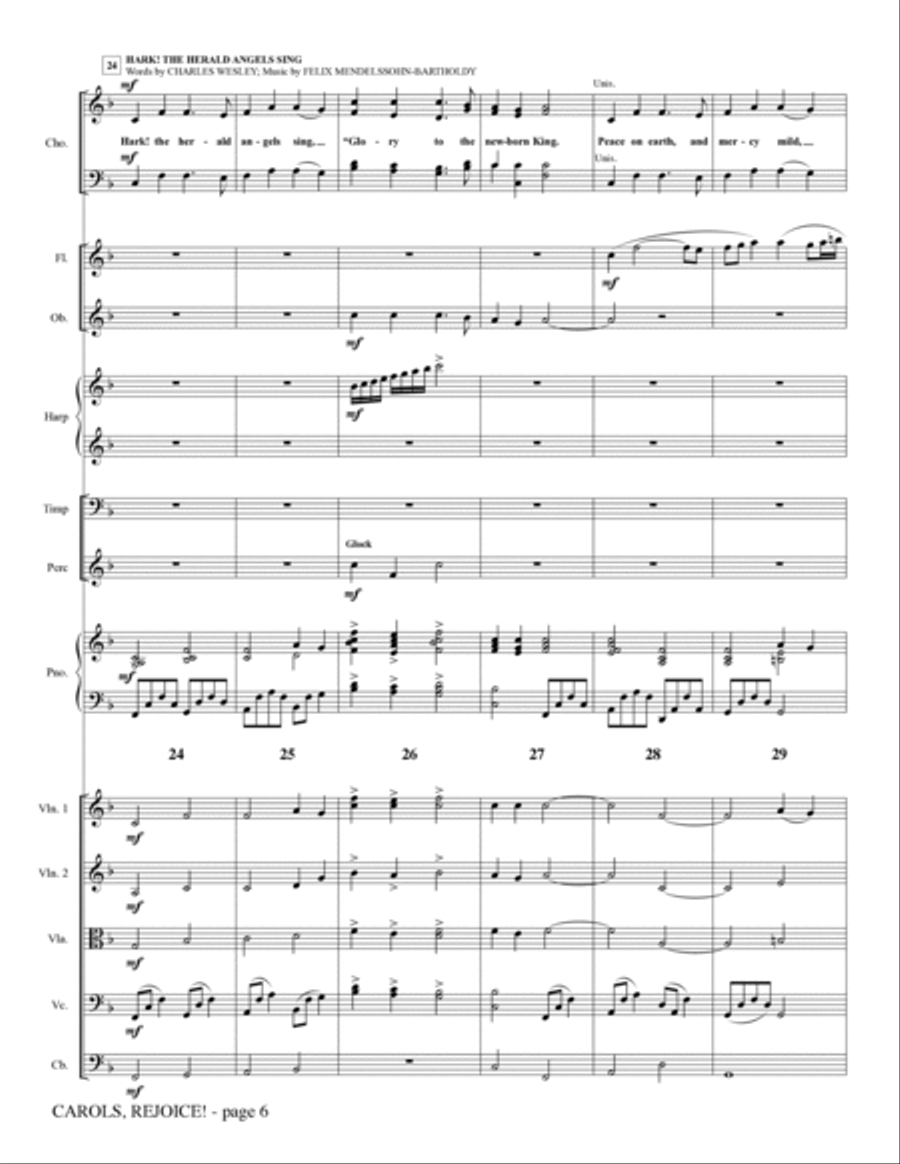 Carols, Rejoice! (Medley) - Full Score Choir scores gallery preview page 5