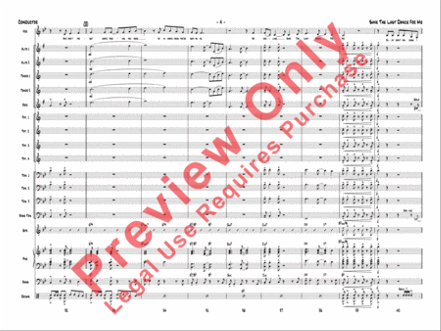 Save the Last Dance for Me Jazz Ensemble scores gallery preview page 7
