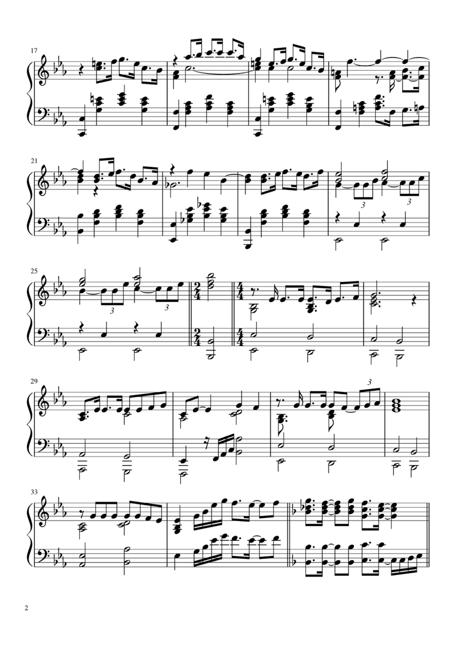 I Dreamed A Dream A Cappella scores gallery preview page 2