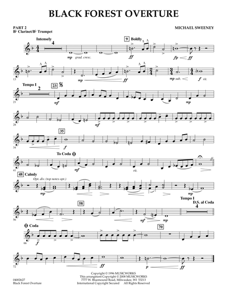 Black Forest Overture - Pt.2 - Bb Clarinet/Bb Trumpet
