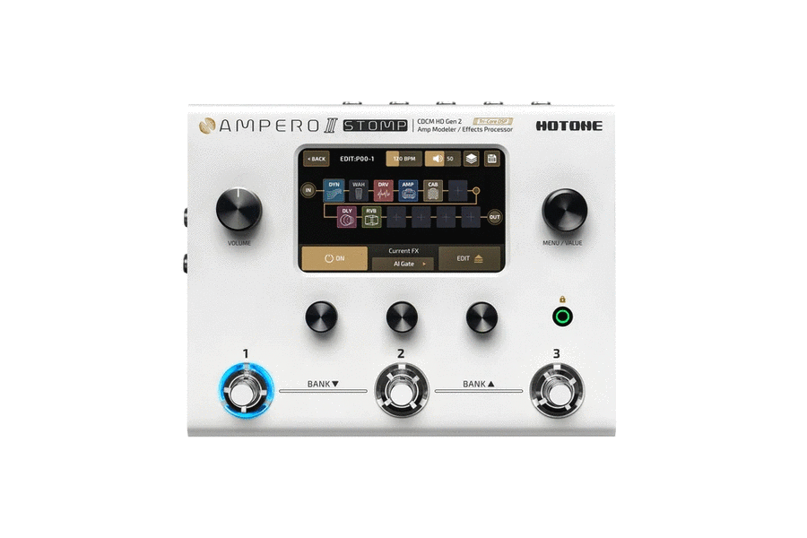 Ampero II Stomp Modeler and Effects Processor Guitar scores gallery preview page 1