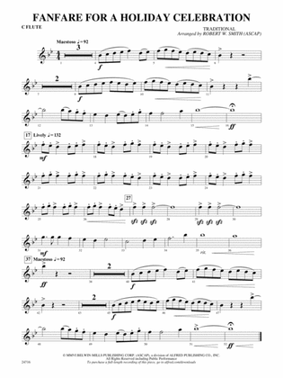 Fanfare for a Holiday Celebration: Flute