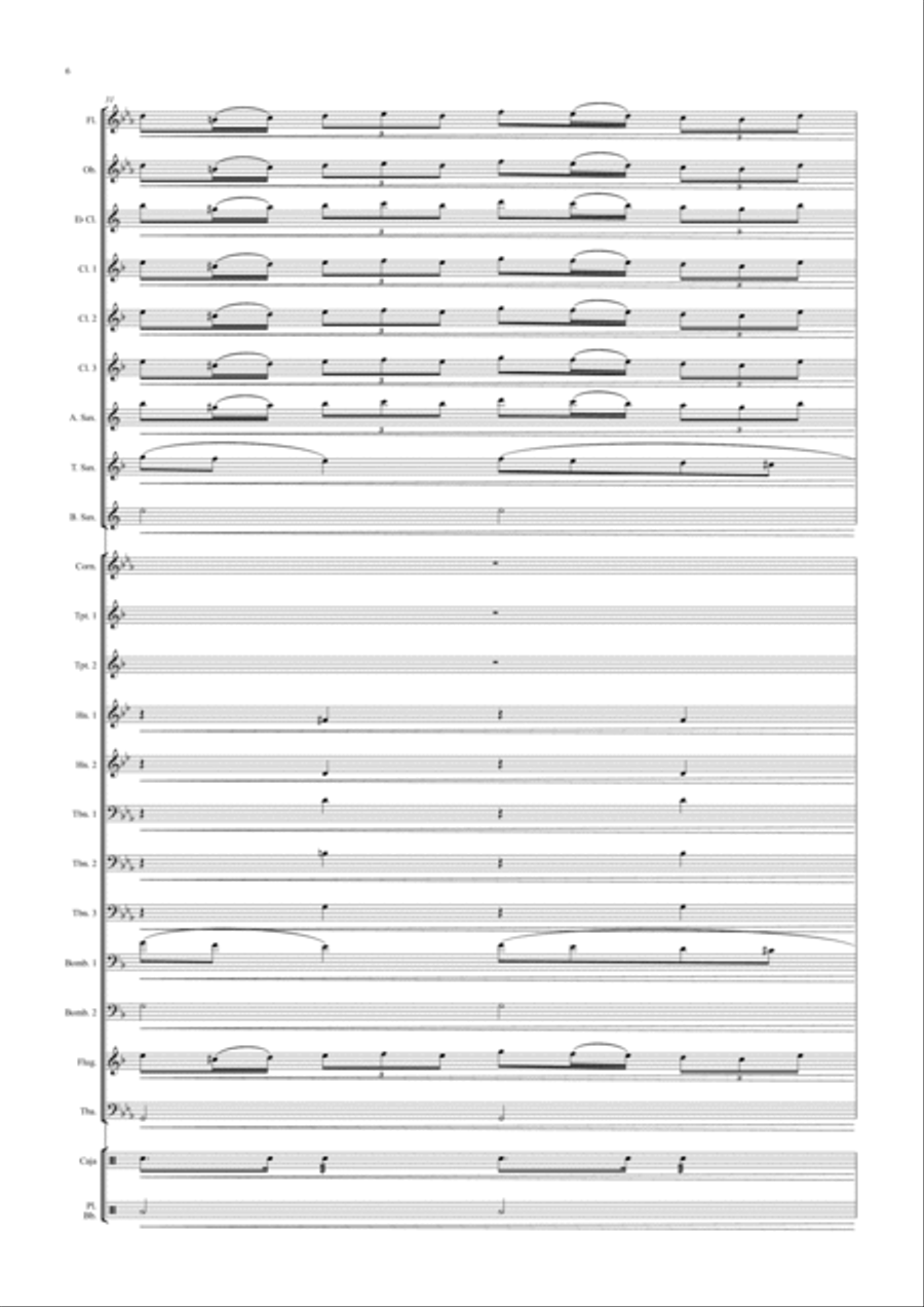 Virgen del Amor Concert Band scores gallery preview page 6