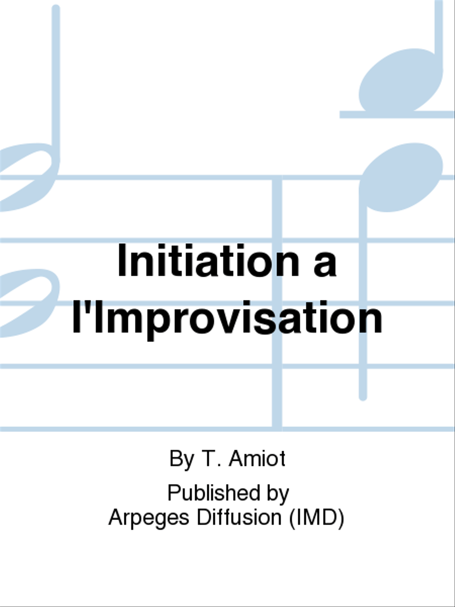 Initiation a l'Improvisation B-Flat Instrument scores gallery preview page 1